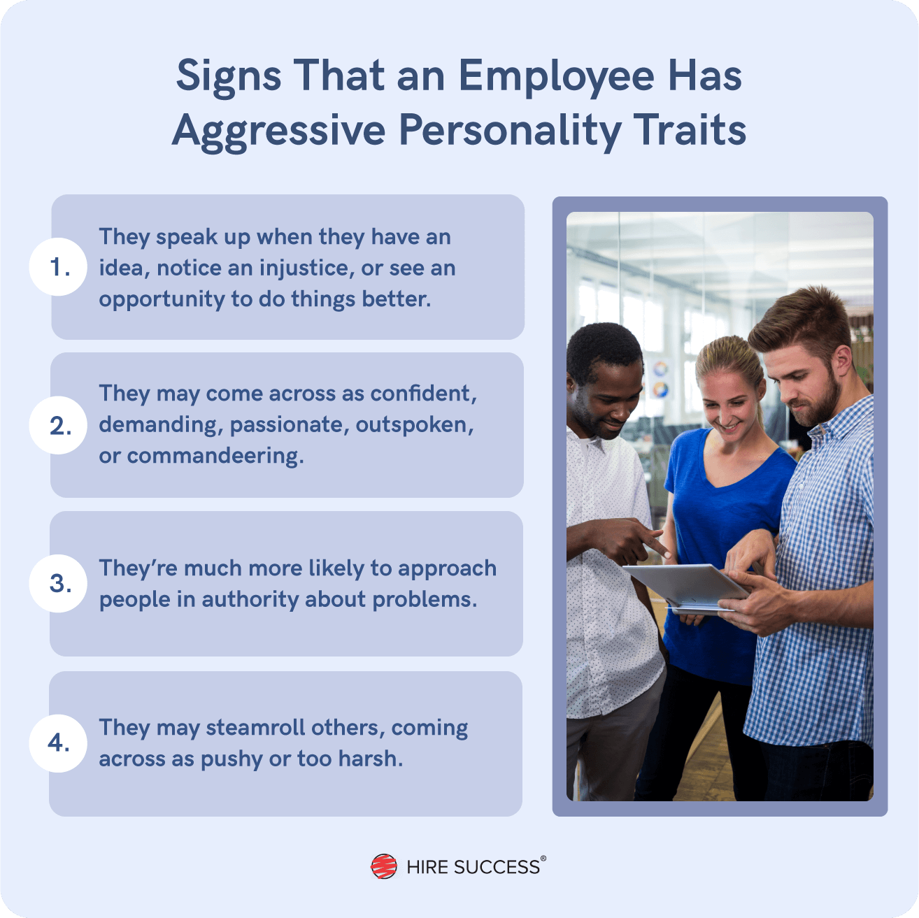 Agressive Personality Traits in Employees